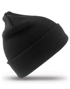 RC29J Result Winter Junior Woolly Ski Hat - Black - RC29J