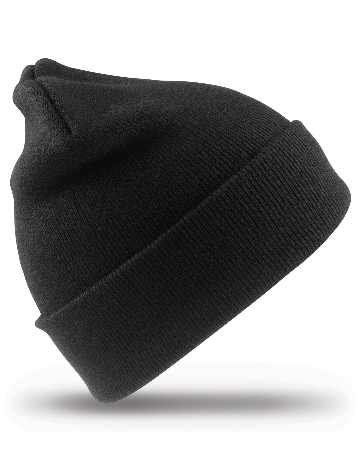 RC29J Result Winter Junior Woolly Ski Hat - Black - RC29J