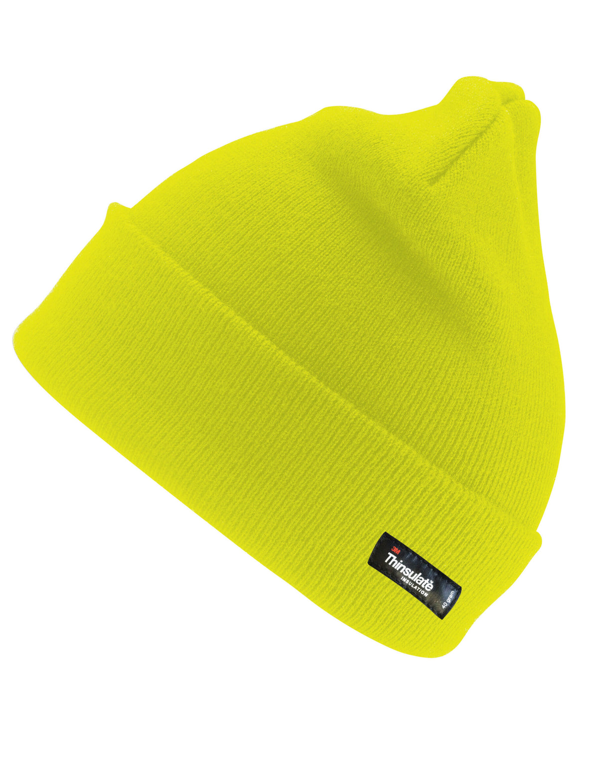 RC33 Result Winter Thinsulate Woolly Ski Hat - Hi-Vis Yellow - RC33