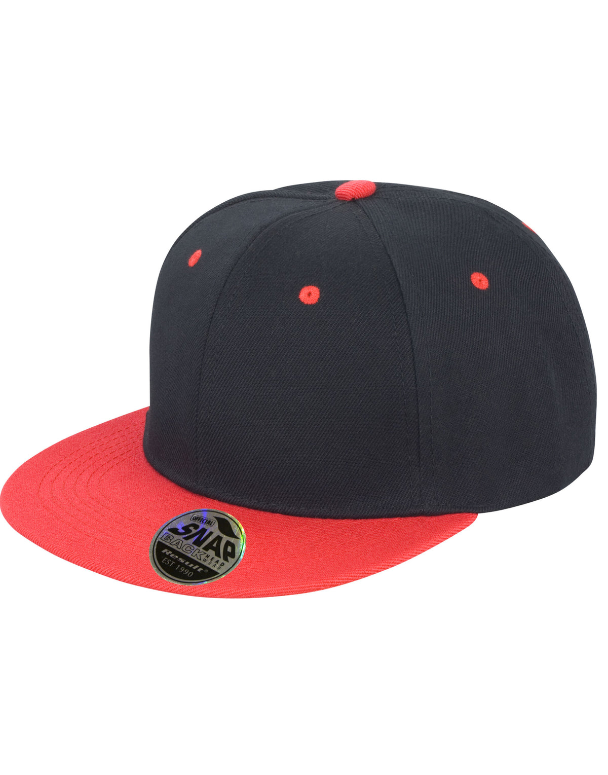 RC82X Result Core Bronx Original Dual Col Cap - Black/Red - RC82X
