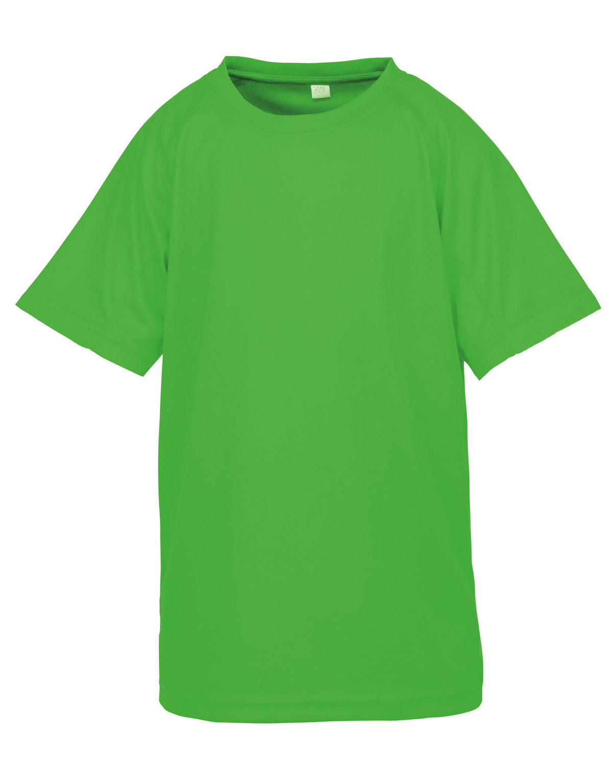 S287J Spiro Impact Junior P'formance Aircool T - Floro Green - S287J
