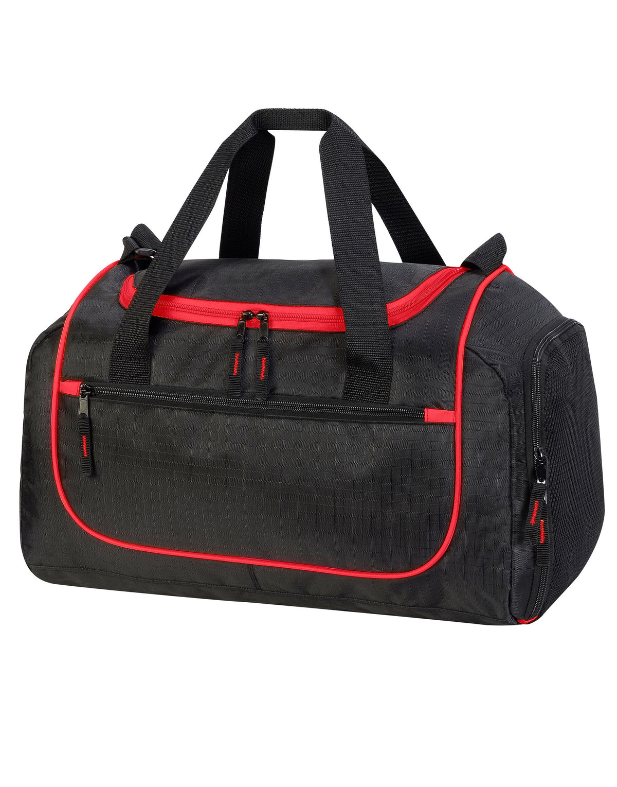 SH1578 Shugon Piraeus Holdall - Black/Red - SH1578