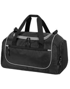 SH1578 Shugon Piraeus Holdall - Black/Light Grey - SH1578