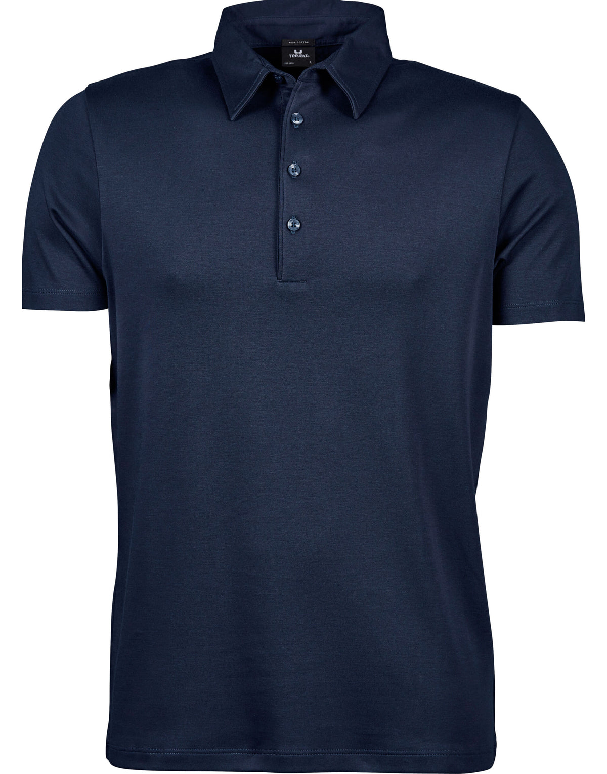 TJ1440 Tee Jays Mens Pima Cotton Polo - Navy - TJ1440