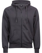TJ5435 Tee Jays Mens Fashion Full Zip Hood - Dark Grey - TJ5435