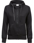 TJ5436 Tee Jays Ladies Fashion Full Zip Hood - Black - TJ5436
