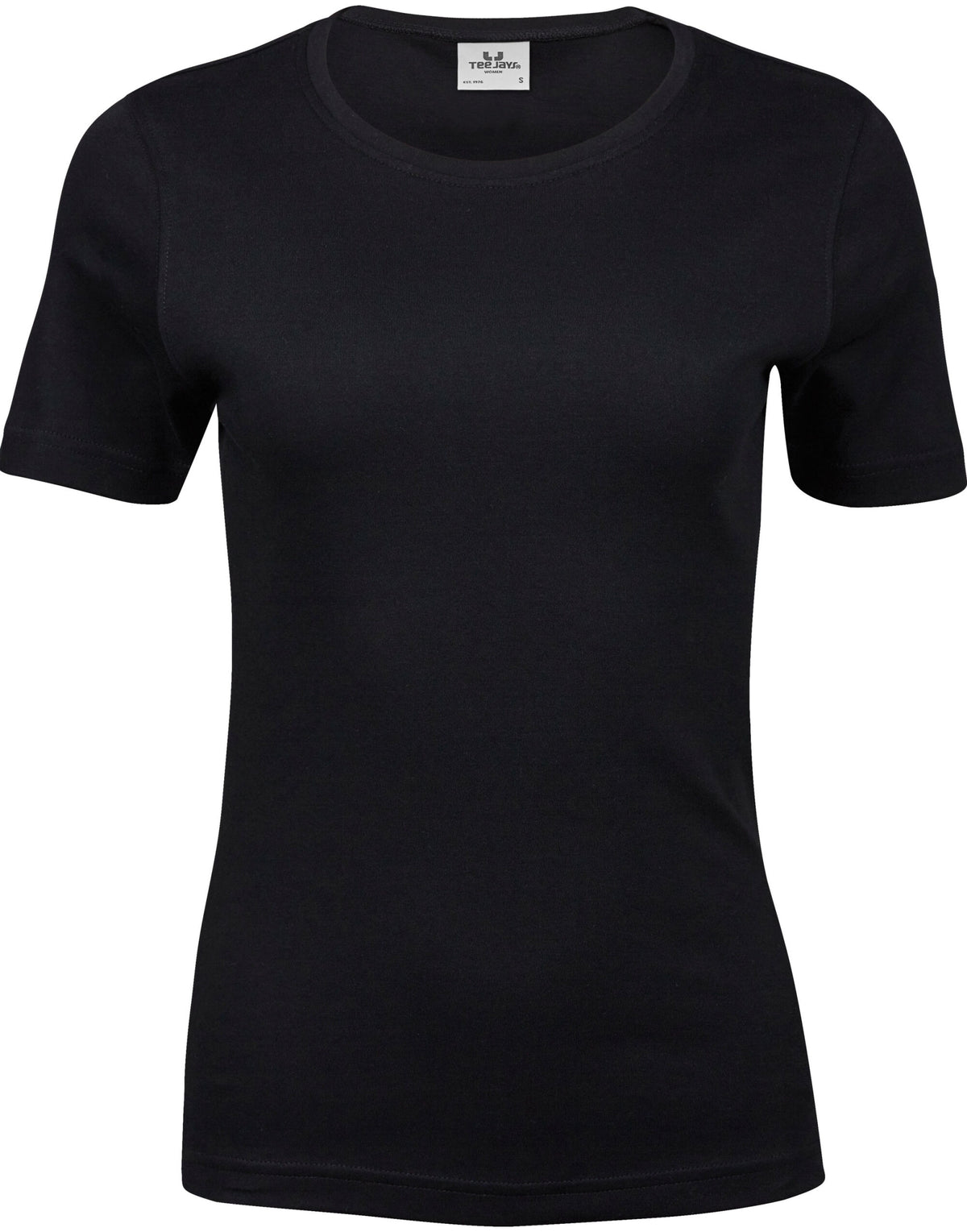 TJ580 Tee Jays Ladies Interlock Tee - Black - TJ580