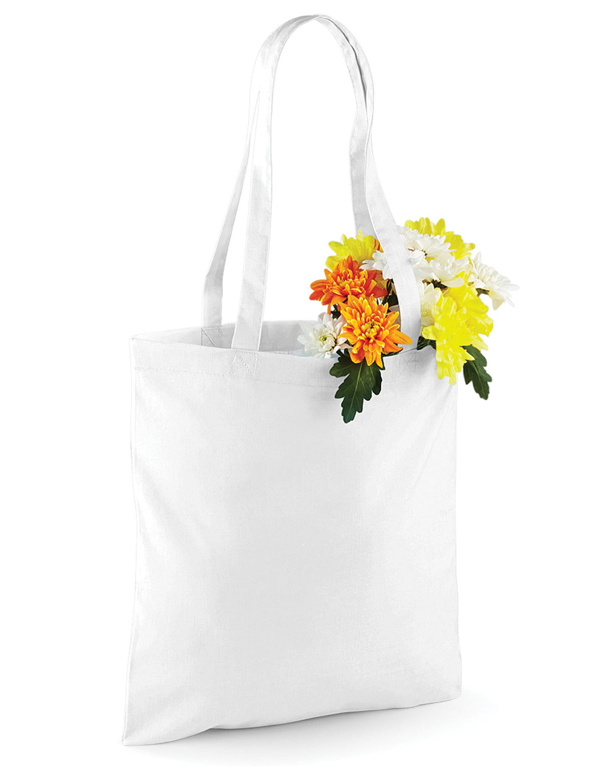 W101 Westford Mill Bag for Life Long Handles - White - W101