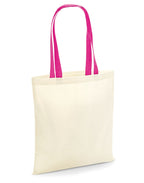 W101C Westford Mill Bag 4 Life Contrast Handle - Natural/Fuchsia - W101C