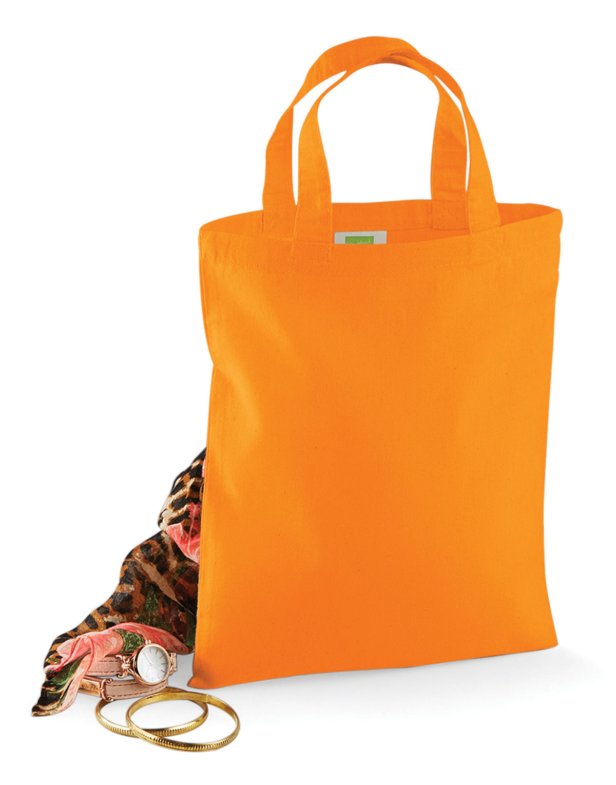 W104 Westford Mill Mini Bag for Life - Orange - W104