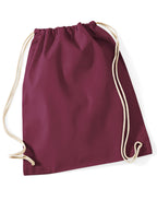 W110 Westford Mill Cotton Gymsac - Burgundy - W110