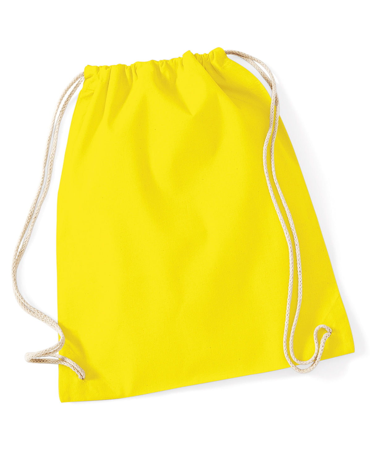W110 Westford Mill Cotton Gymsac - Yellow - W110