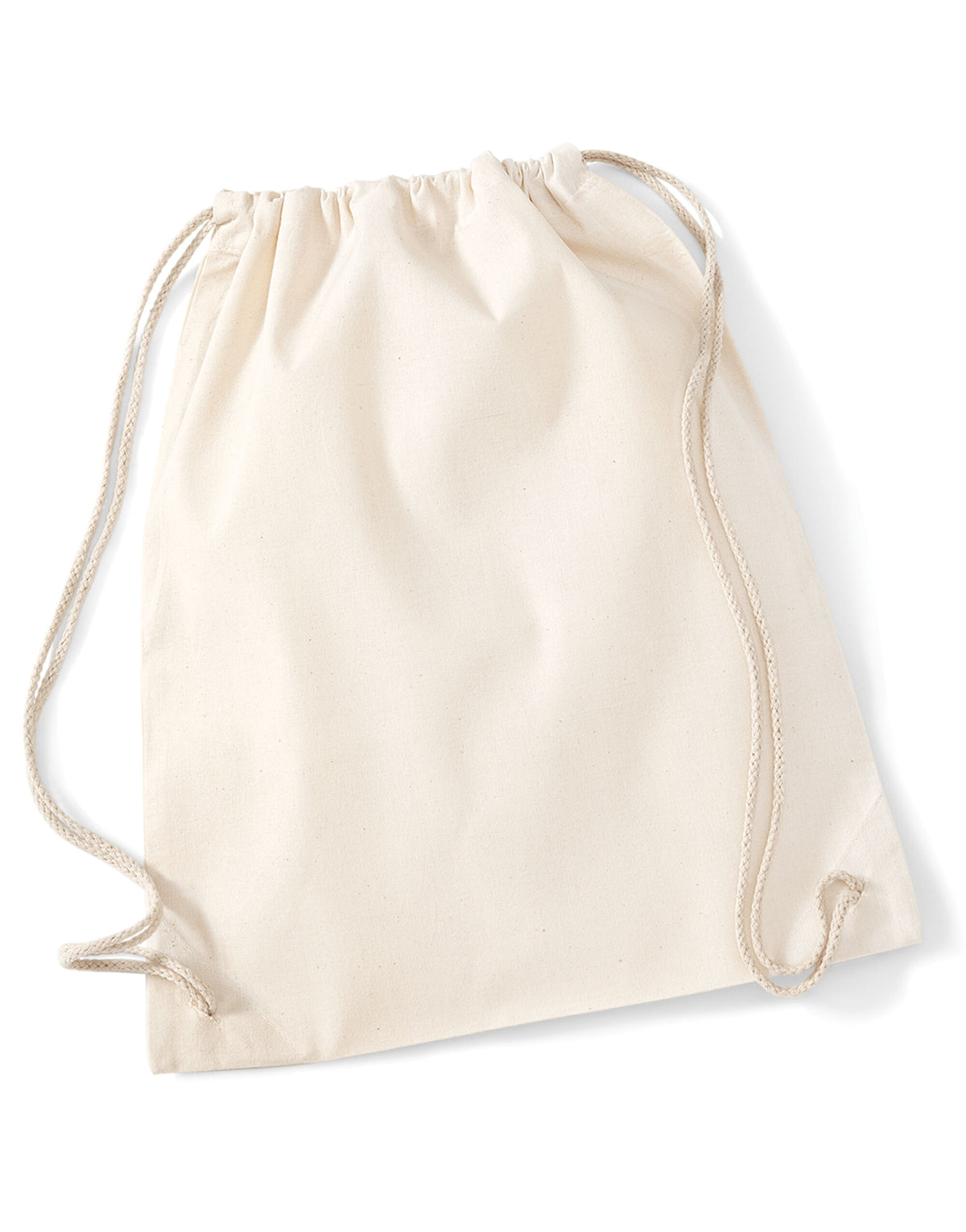 W110 Westford Mill Cotton Gymsac - Natural - W110