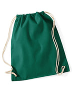 W110 Westford Mill Cotton Gymsac - Bottle Green - W110