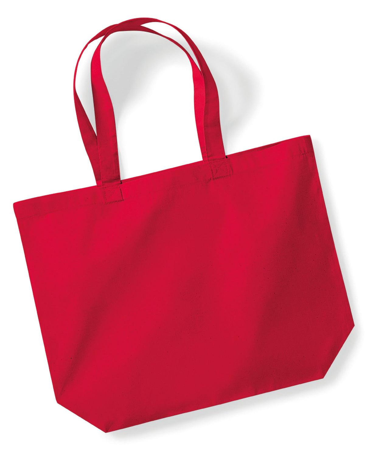 W265 Westford Mill Organic Premium Maxi Tote - Classic Red - W265