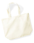 W265 Westford Mill Organic Premium Maxi Tote - Natural - W265