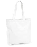 W265 Westford Mill Organic Premium Maxi Tote - White - W265