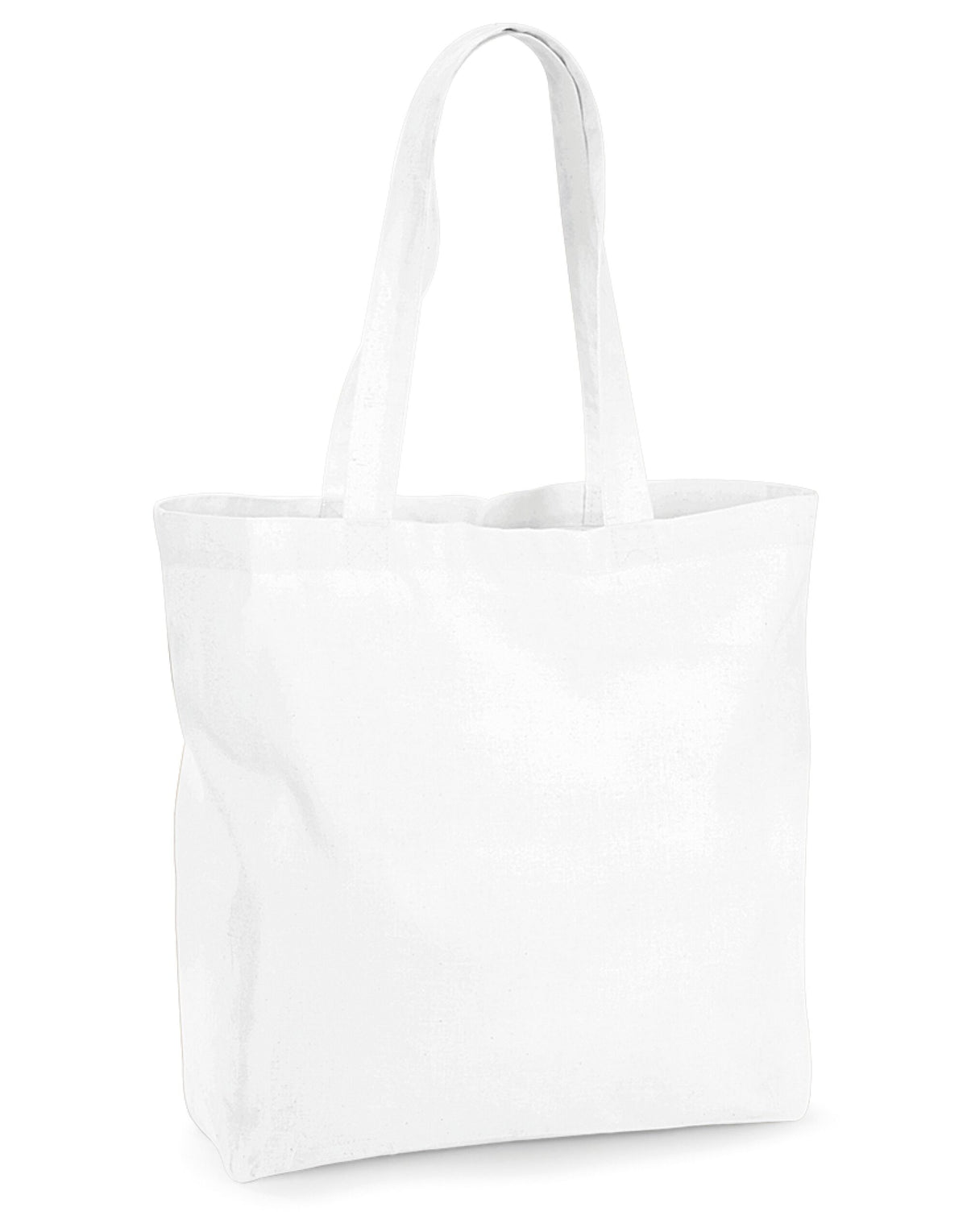 W265 Westford Mill Organic Premium Maxi Tote - White - W265